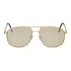 Vintage Frames Company Snatch Signature Series 18kt Gold In Gold