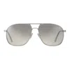 Vintage Frames Company Snatch Signature Series 18kt White Gold In Gray