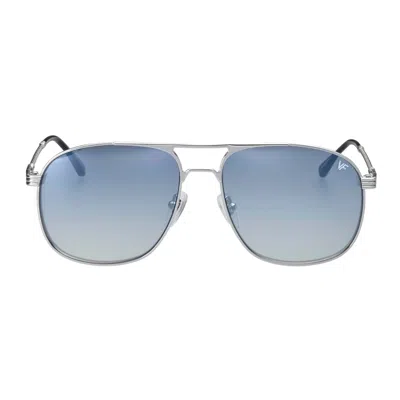 Vintage Frames Company Snatch Signature Series 18kt White Gold In Silver