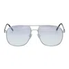 Vintage Frames Company Snatch Signature Series 18kt White Gold In Silver