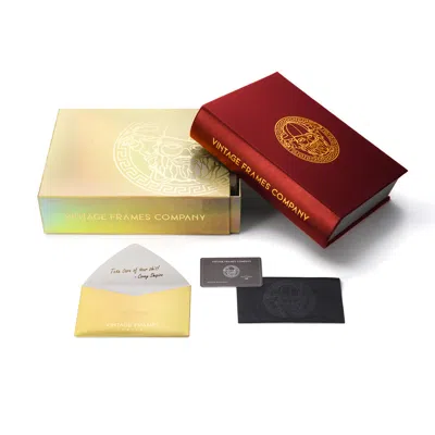 Vintage Frames Company Special Edition Stash Book Case - Burgundy