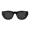 Vintage Frames Company Telly Black Acetate In Black