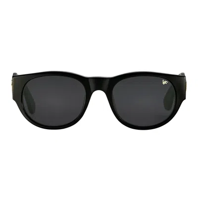 Vintage Frames Company Telly Black Acetate