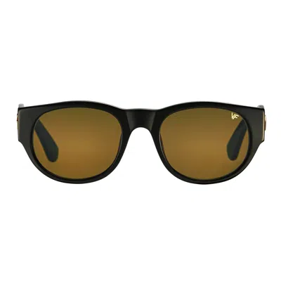 Vintage Frames Company Telly Black Acetate