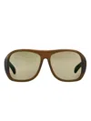 Vintage Frames Company The Dude Sunglasses In Brown