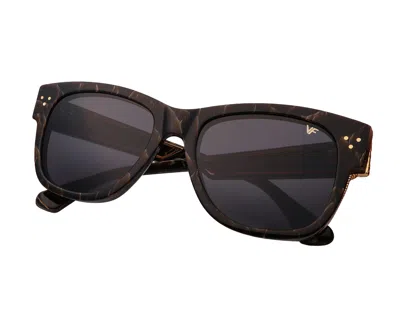 Vintage Frames Company Trillionaire Htx Bun B Edition Brown Marble In Black