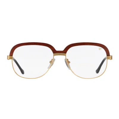 Vintage Frames Company Westmount Woods Edition 24kt Gold In Brown