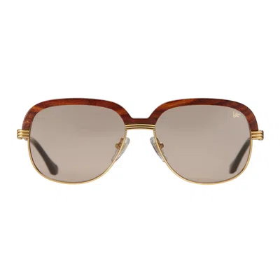 Vintage Frames Company Westmount Woods Edition 24kt Gold In Brown