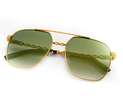 Vintage Frames Company Xl Mariner Edition 24kt Gold In Yellow Gold