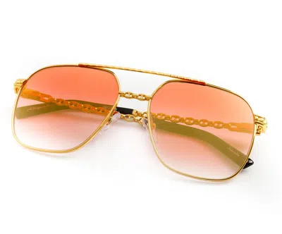 Vintage Frames Company Xl Mariner Edition 24kt Gold In Yellow Gold