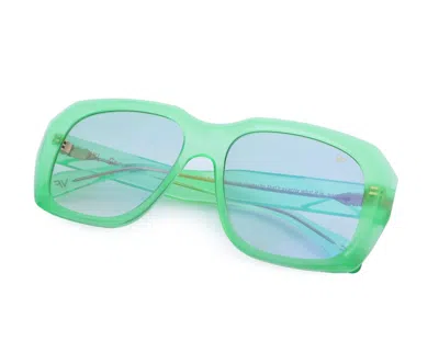 Vintage Frames Company Xxl Geometric Edition Neon Green Acetate