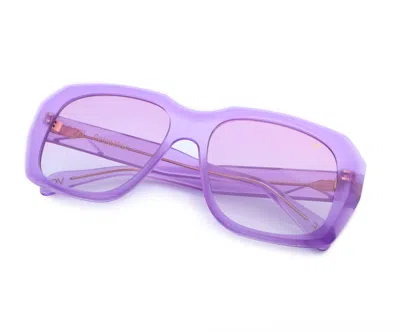 Vintage Frames Company Xxl Geometric Edition Neon Purple Acetate