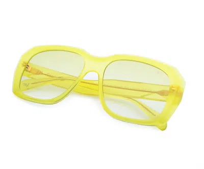 Vintage Frames Company Xxl Geometric Edition Neon Yellow Acetate