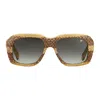 Vintage Frames Company Xxl Limited Edition Desert Brown Snakeskin In Gold