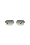 Vintage Frames Vf Bal Harbour Snakeskin Edition Asphalt Gradient In Black
