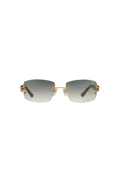 Vintage Frames Vf Bal Harbour Snakeskin Edition Asphalt Gradient In Black