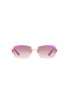 Vintage Frames Vf Bal Harbour Snakeskin Edition Pink Gradient In Pink