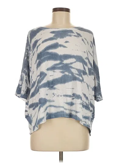 Pre-owned Vintage Havana 3/4 Sleeve T-shirt In Blue