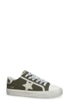 Vintage Havana Alive Camo Sneaker In Olive/gold