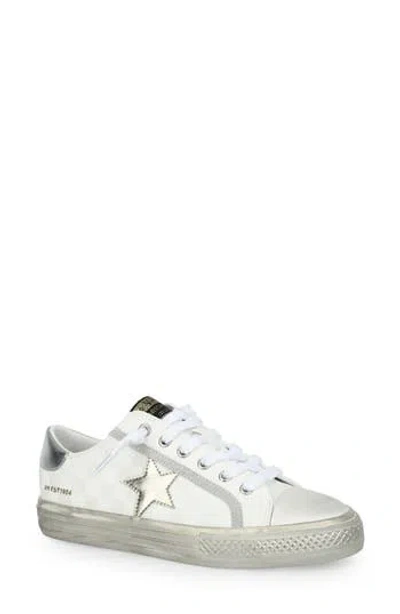Vintage Havana Alive Camo Sneaker In White Checkerd