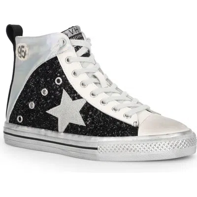 Vintage Havana Alive High Top Metallic Sneaker In Multi