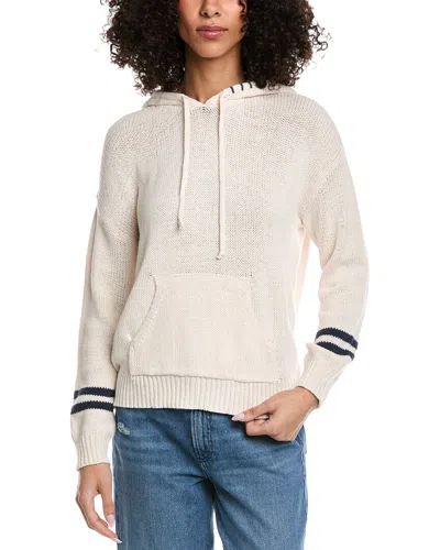 Vintage Havana Anchor Knit Hoodie In Neutral