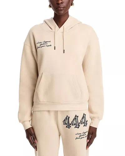 Vintage Havana 444 Fleece Hoody In Cream