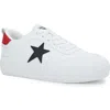 Vintage Havana Aura Lace-up Sneaker In White Black/red