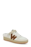 Vintage Havana Baller Faux-fur Lined Sneaker Mule In White
