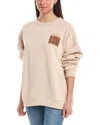 Vintage Havana Beach Bum Sweatshirt In Tan In Neutral