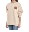 Vintage Havana Beach Bum Sweatshirt In Tan In Neutral