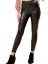 Vintage Havana Black Croc Stretch Leather Legging In Brown