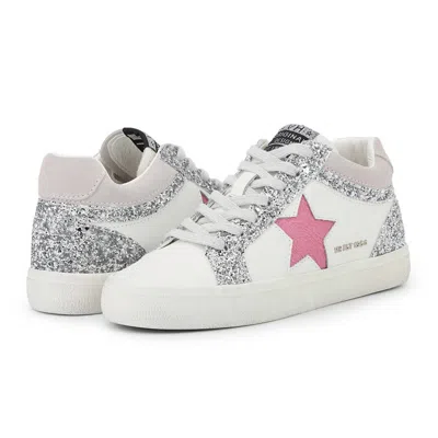 Vintage Havana Women's Bounce High Top Sneaker In White/glitter Multi