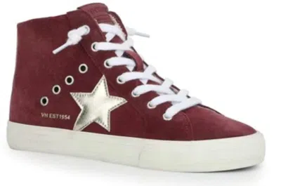 Vintage Havana Break Out 3 High Top In Burgundy In White