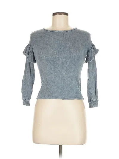 Pre-owned Vintage Havana Cardigan Sweater In Blue