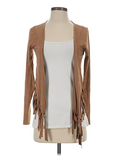 Pre-owned Vintage Havana Cardigan Sweater In Tan