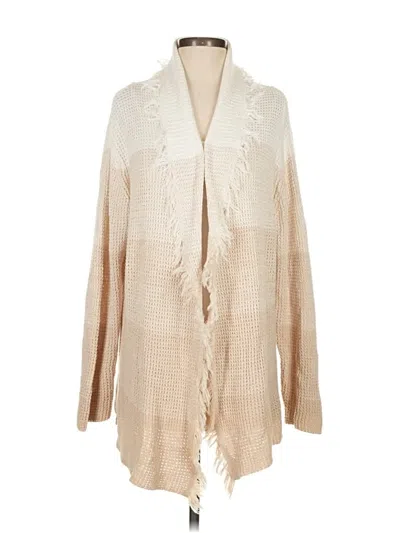 Pre-owned Vintage Havana Cardigan Sweater In White