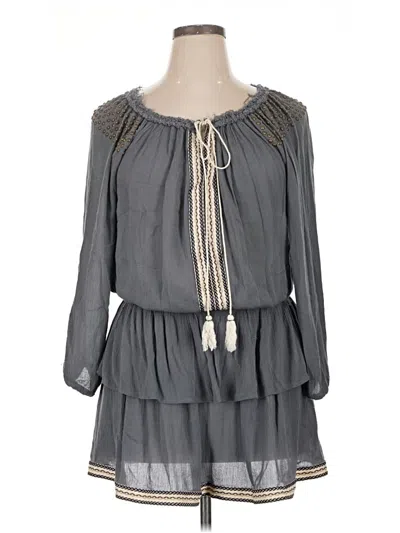 Pre-owned Vintage Havana Casual Dress In Gray