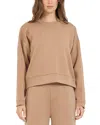 Vintage Havana Cloud Fleece Crewneck In Caramel In Brown