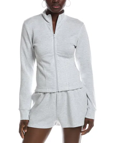 Vintage Havana Cloud Fleece Slim Fit Jacket In Multi