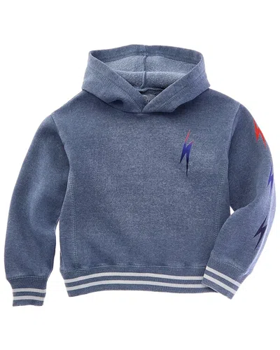Vintage Havana Kids' College Stripe Hoodie In Blue