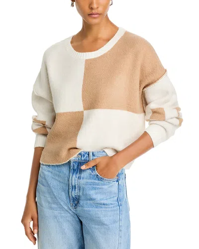 Vintage Havana Color Blocked Sweater In Butter