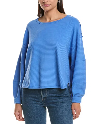 Vintage Havana Comfort Cord Crewneck Sweatshirt In Blue