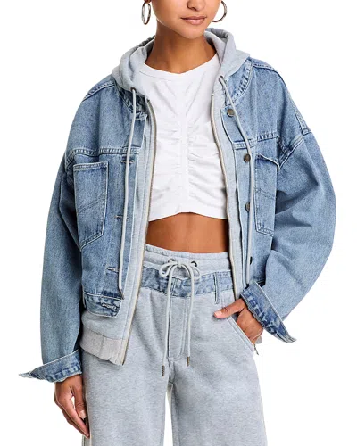 Vintage Havana Denim Fleece 2fer Jacket