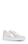 Vintage Havana Denisse Womens Leather Lifestyle Casual And Fashion Sneakers In White Blush Croco