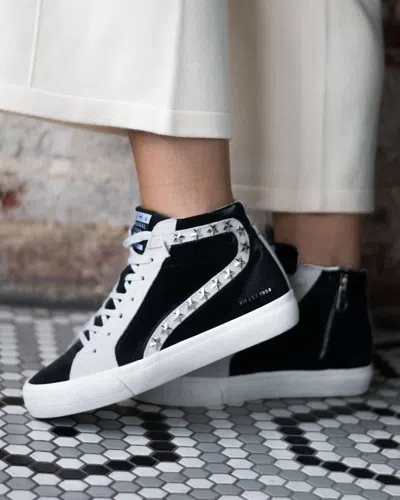 Vintage Havana Dormy High Top Sneakers In Black/white In Multi