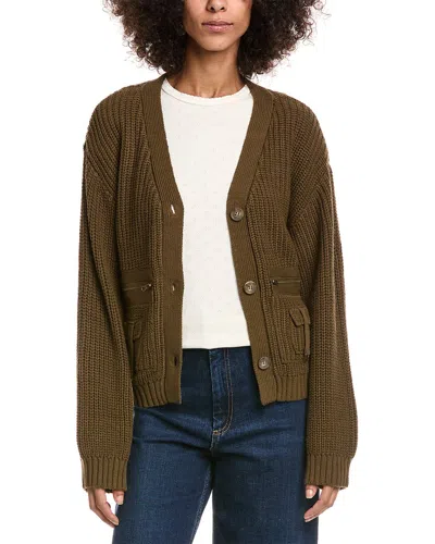 VINTAGE HAVANA FITTED UTILITY CARDIGAN