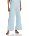 Vintage Havana Fleece Flare Leg Pants In Blue