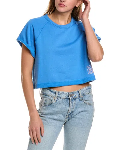 Vintage Havana Fleece T-shirt In Blue