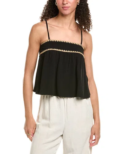 Vintage Havana Flowy Linen-blend Tank